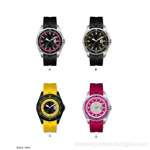 2014 Fashion Alloy Sport Watch, Quartz Silicone Watch, Gift Watch, Wholesale Promotion Cheap Watch in Shenzhen Watch Factory, Wrist Watch, 12 Colors Watches